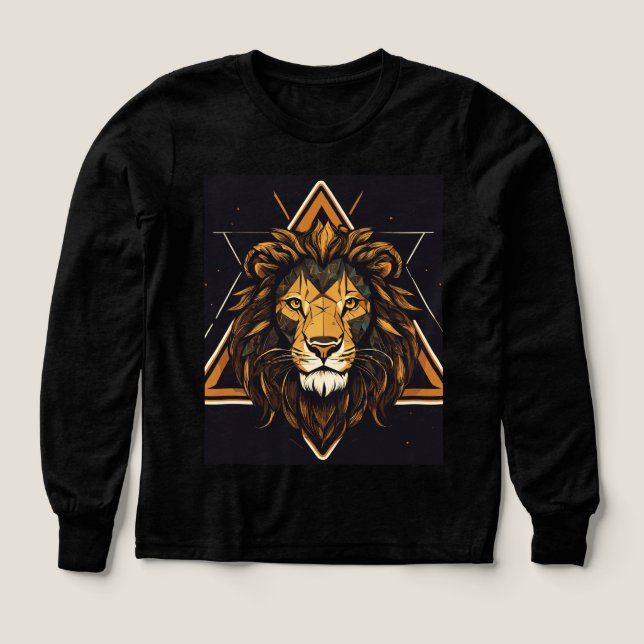 Wild Adventure Lion Tee para niños (Diseño frontal)