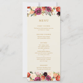 Wild Autumn Bouquet | Menú Boda