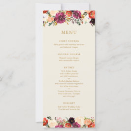 Wild Autumn Bouquet | Menú Boda