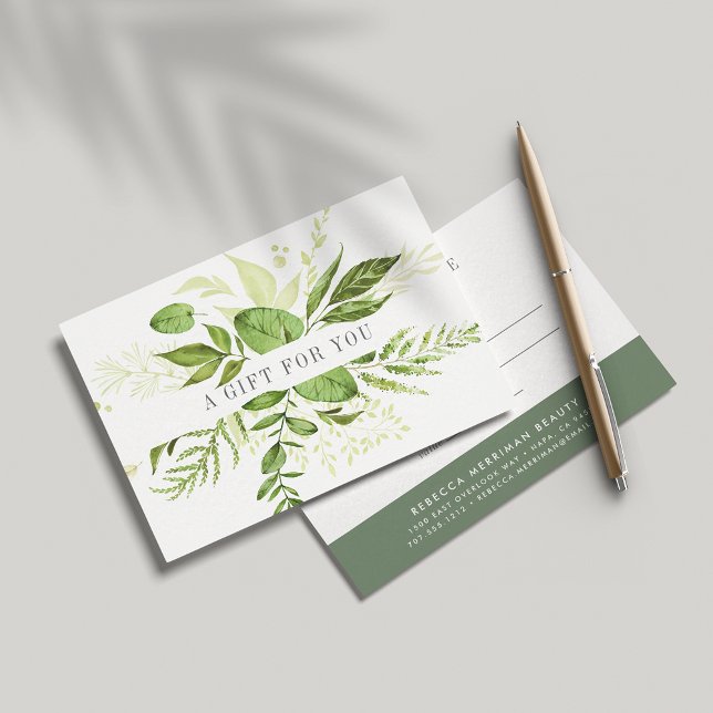 Wild Meadow | Certificado de regalo verde botánico (Subido por el creador)