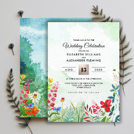 Wild Meadow | Invitaciones a bodas forestales de v