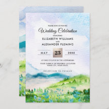 Wild Meadow | Invitaciones a la boda de las montañ