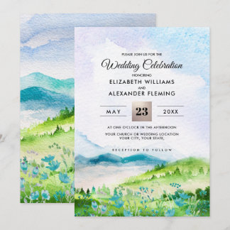 Wild Meadow | Invitaciones a la boda de las montañ
