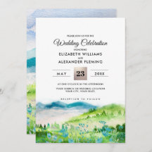 Wild Meadow | Invitaciones a la boda de las montañ