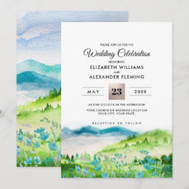 Wild Meadow | Invitaciones a la boda de las montañ