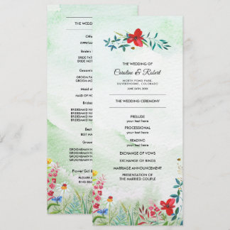 Wild Meadow | Programa de Bodas de Flores Silvestr