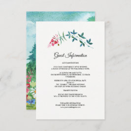 Wild Meadow | Tarjetas de información de Bodas for