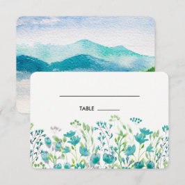 Wild Meadow | Tarjetas de plaza de mesa de las mon