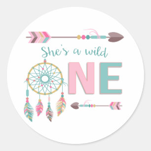 Wild One Boho Pegatina