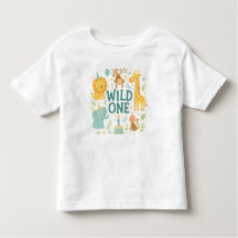 WILD ONE - Camiseta de cumpleaños para niños peque