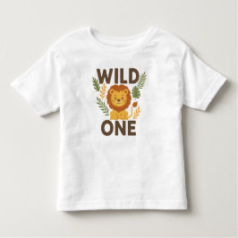 WILD ONE - Camiseta de cumpleaños para niños peque