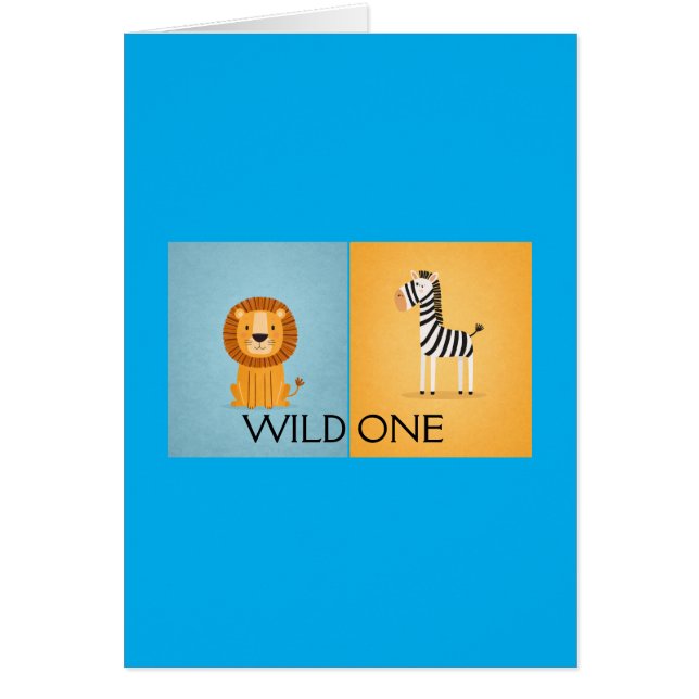 Wild one Safari Gift Bag (Frente)