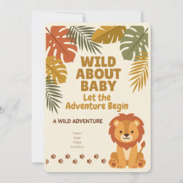 Wild One Safari | Invitación para Baby Shower