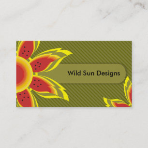 Wild Sun Diseña tarjetas de negocios.