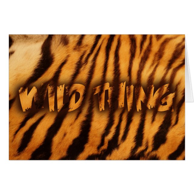 WILD THING (Anverso (Horizontal))
