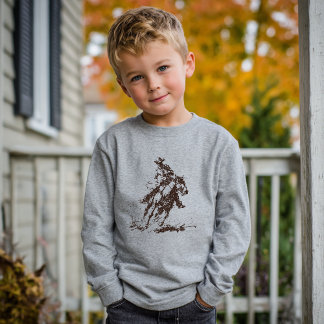 Wild West Cowboy en camiseta de los chicos de mang