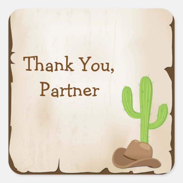 Wild West Pegatina (Anverso)