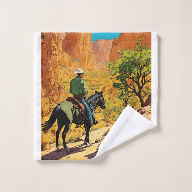 Wild West Wanderlust: Tin Tin inspiró toalla de va (Toallita)