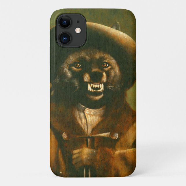 Wild West Werewolf iPhone 11 Funda (Reverso)