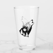 Wilderness de Night Sky Howling Wolf