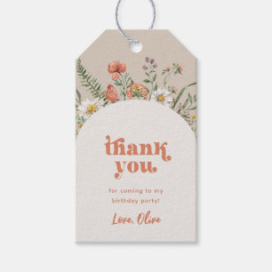 Wildflower Gracias Etiqueta Etiquetas de Favor d