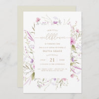 Wildflower Meadow | Primera invitación de cumpleañ