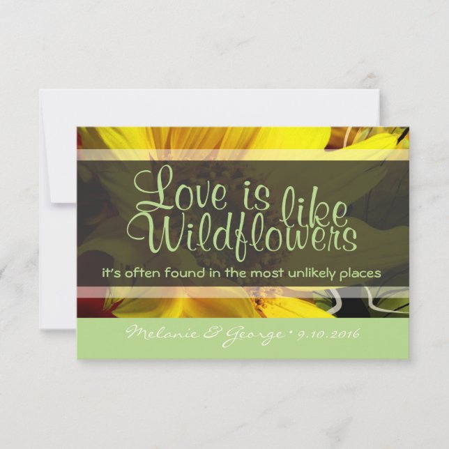 Wildflower RSVP (Anverso)