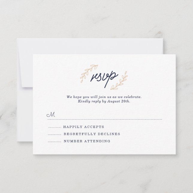 Wildflower RSVP (Anverso)