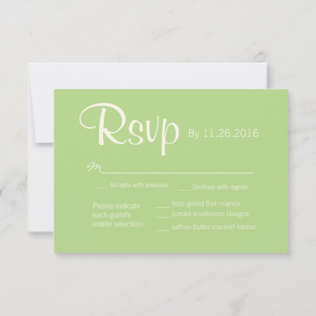 Wildflower RSVP (Reverso)