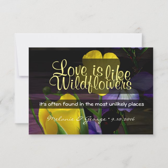 Wildflower RSVP (Anverso)