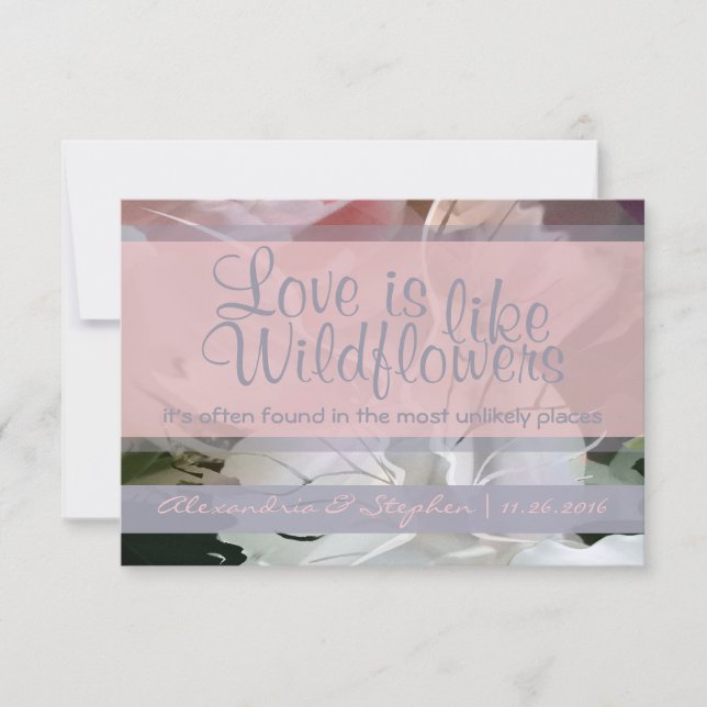 Wildflower RSVP (Anverso)