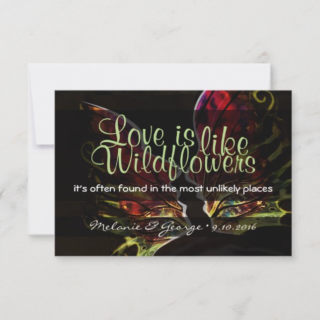 Wildflower RSVP (Anverso)
