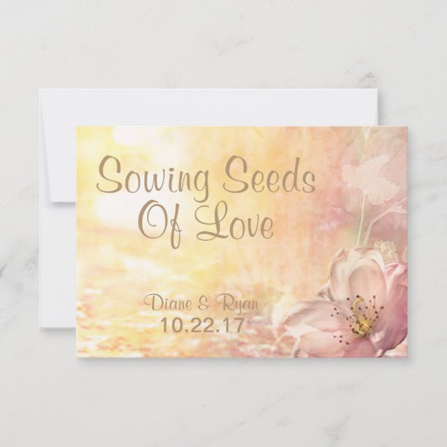 Wildflower RSVP (Anverso)