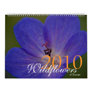Wildflowers del calendario de Europa 2010
