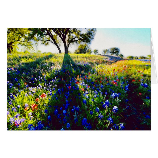 Wildflowers, luz, y sombra (Anverso (Horizontal))