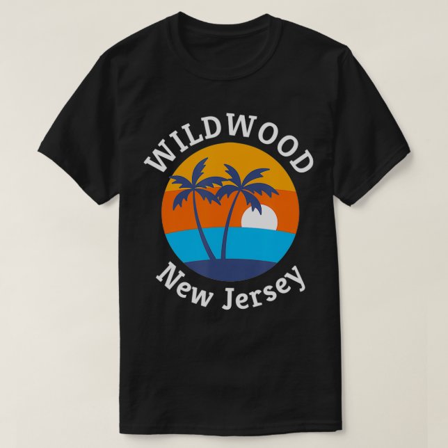 Wildwood Beach New Jersey Summer Vacation Souvenir (Diseño del anverso)
