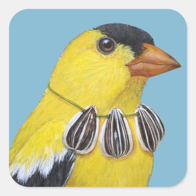 Wiley, los pegatinas goldfinch (Anverso)