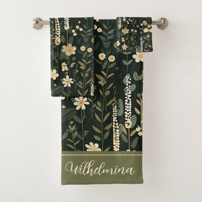 Wilhelmina Dark Daisy Floral (In situ)