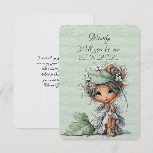 Will You Be My Flower Girl (Anverso / Reverso)