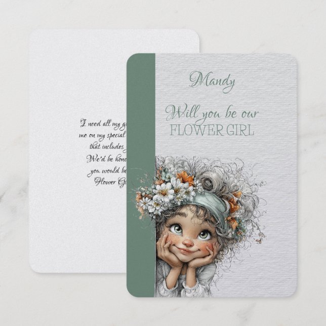 Will You Be My Flower Girl (Anverso / Reverso)