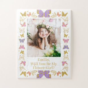 Will You Be My Flower Girl Propuesta Jigsaw Puzzle