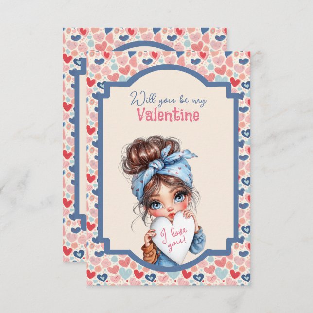 Will You Be My Valentine Teen  (Anverso / Reverso)