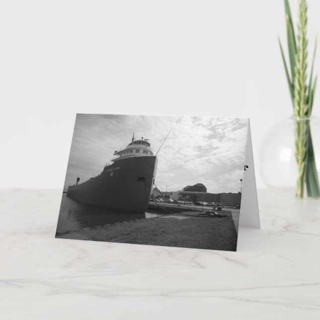 "WILLIAM A. IRVIN Blanco y Negro" Tarjeta de Recup (Anverso)