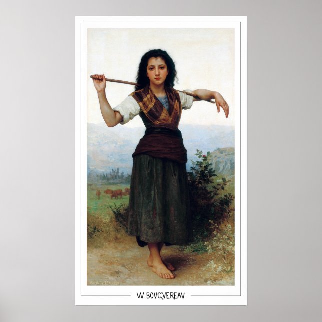 William-Adolphe Bouguereau cartel de arte de Zedig (Frente)