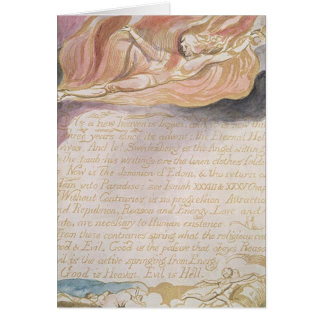 William Blake | "A medida que se inicia un nuevo c (Frente)