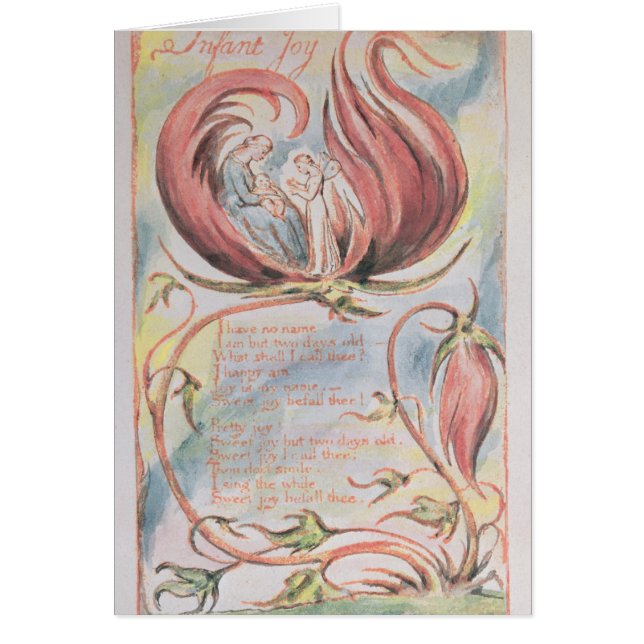William Blake | Canciones de inocencia; Alegría in (Frente)