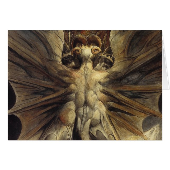 William Blake - El Gran Dragón Rojo y la Mujer (Anverso (Horizontal))
