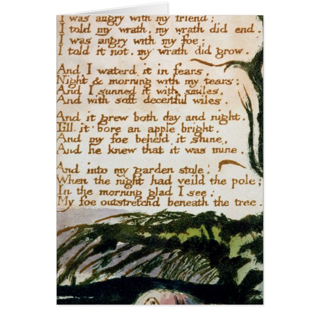 William Blake | Un árbol venenoso (Frente)