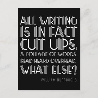 William Burroughs escribe una postal