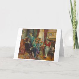 William James Glackens Tarjeta de agradecimiento